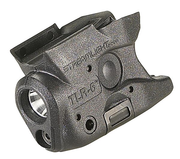 Streamlight 69273 TLR-6 100-Lumen Tactical Weapon Light with Integrated Red Aiming Laser Designed Exclusively and Solely for M&P Shield and M&P Shield Plus, 9mm/.40 Only, Black