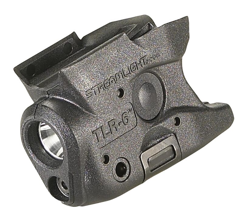 Streamlight 69273 TLR-6 100-Lumen Tactical Weapon Light with Integrated Red Aiming Laser Designed Exclusively and Solely for M&P Shield and M&P Shield Plus, 9mm/.40 Only, Black