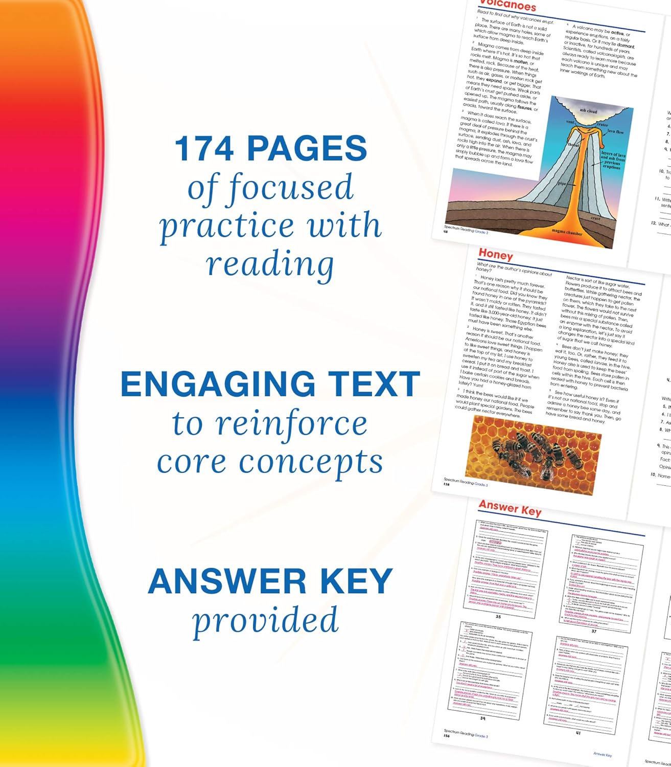 Spectrum Reading Comprehension Grade 3 Workbook, Ages 8 to 9, Third Grade Reading Comprehension Workbook