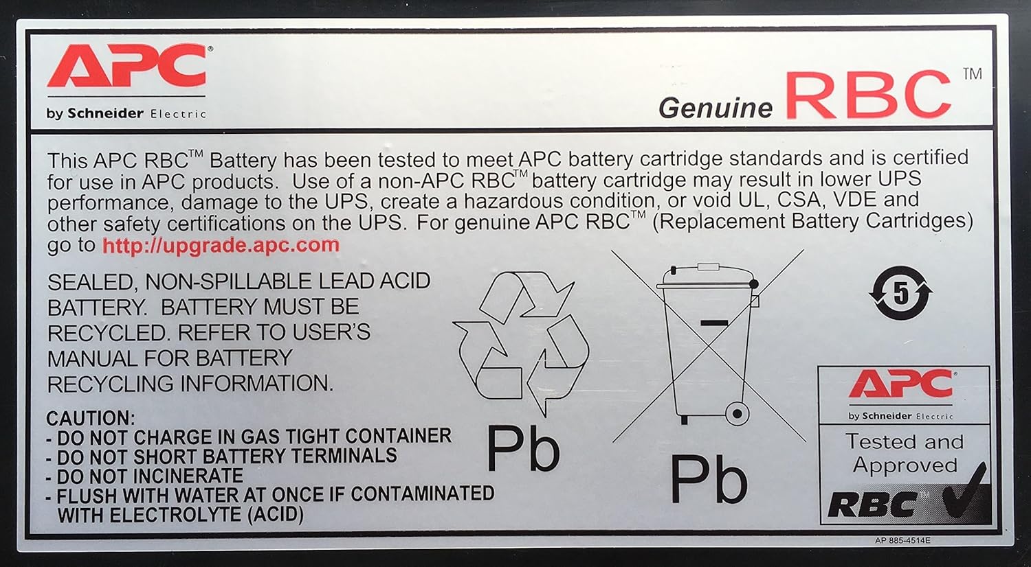 APC UPS Battery Replacement, APCRBC140, for APC Smart-UPS Models SRT10KRMXLI, SRT10KRMXLT, SRT10KRMXLT-10KTF, SRT10KXLI