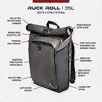 VERTX Ruck Roll 35L Tactical Backpack
