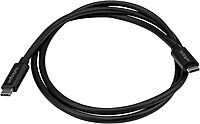 StarTech.com USB31CC1M USB C Cable - 3 ft / 1m - 10 Gbps - 4K - USB-IF - Charge and Sync - USB Type C to Type C Cable