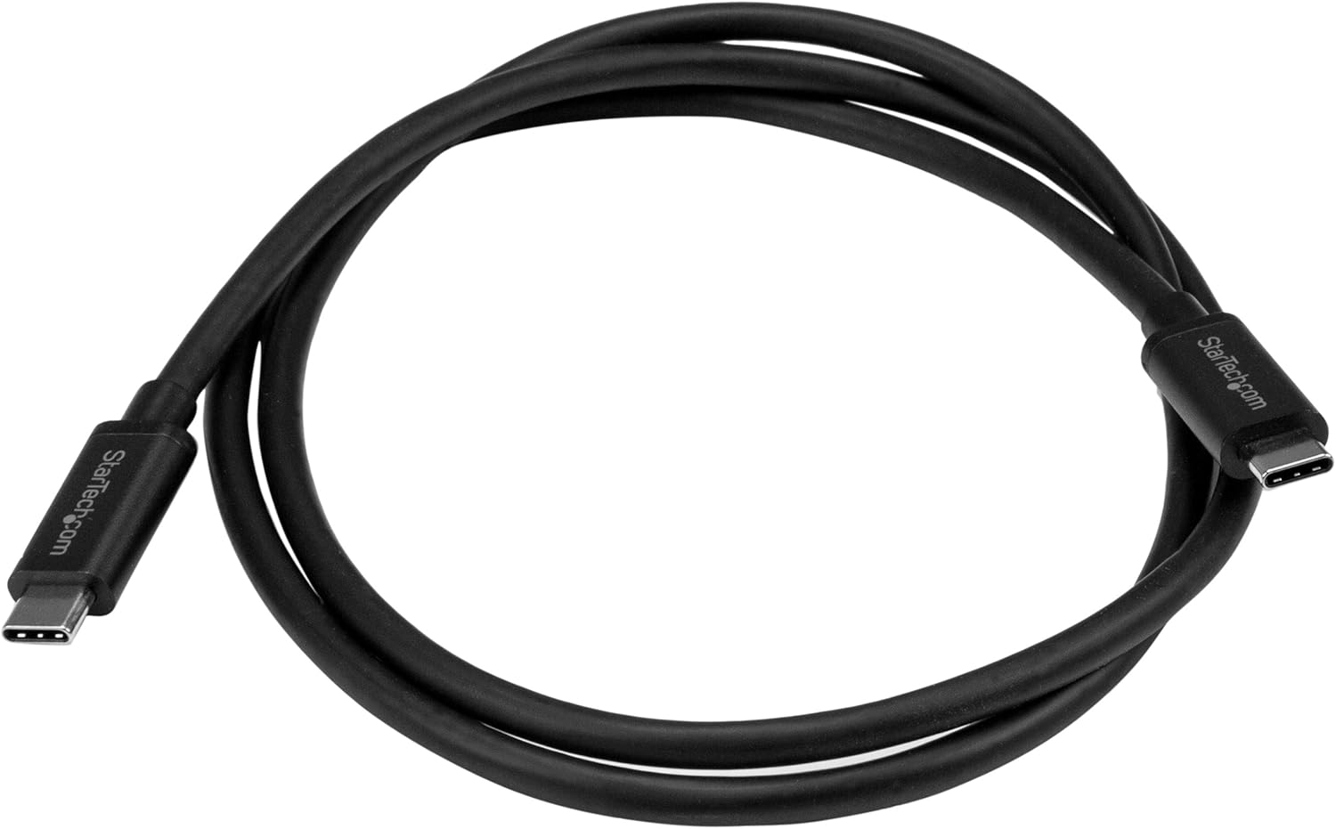 StarTech.com USB31CC1M USB C Cable - 3 ft / 1m - 10 Gbps - 4K - USB-IF - Charge and Sync - USB Type C to Type C Cable
