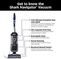 SHARK Navigator Upright Vacuum with HEPA Filtration
