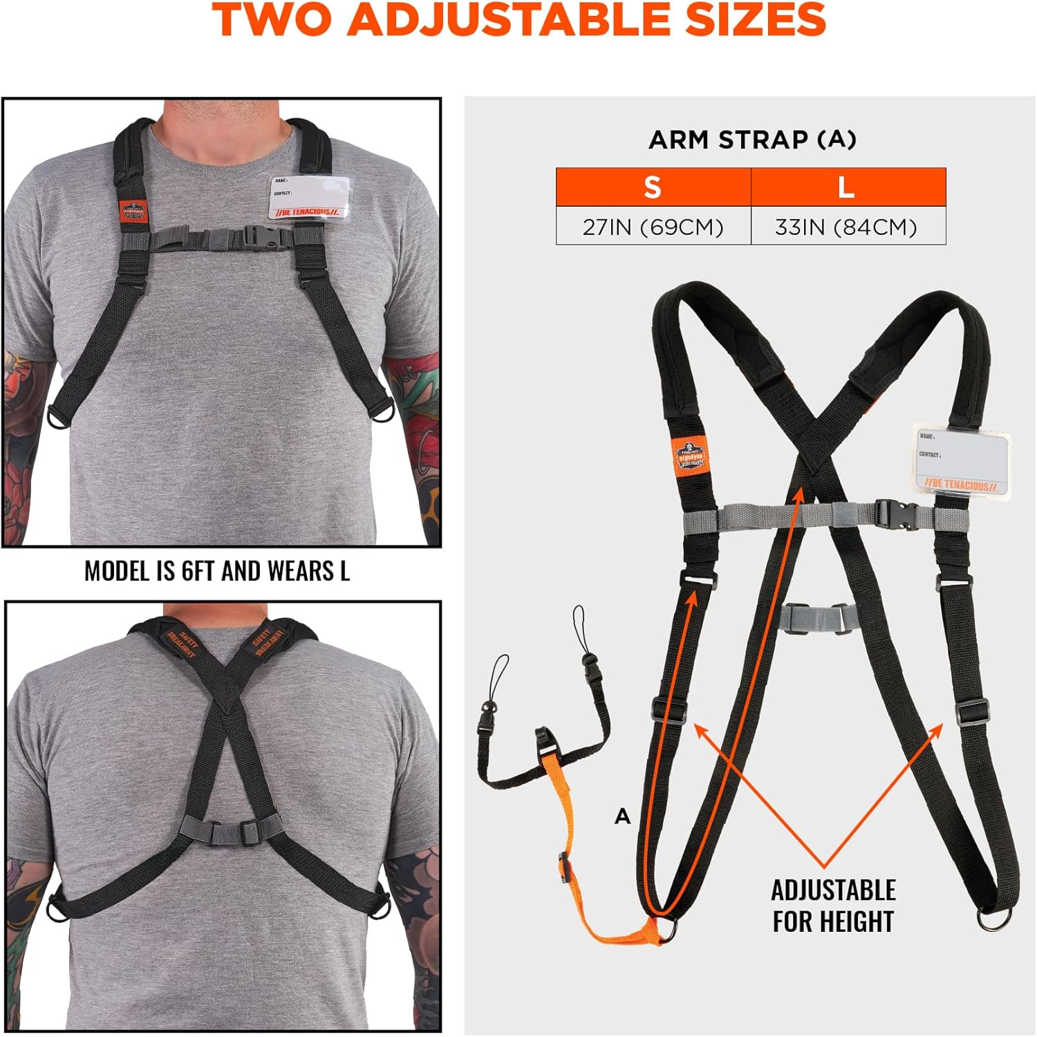 Ergodyne Squids 3138 Padded Barcode Scanner Harness and Lanyard