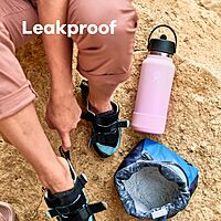 HYDRO FLASK Wide Mouth Flex Straw Cap Bottle - Insulated Stainless Steel