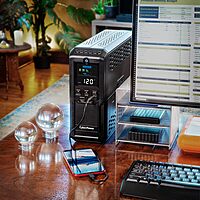 CyberPower Intelligent LCD Line-Interactive Mini-Tower UPS