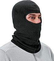 Ergodyne Standard Recycled Balaclava Face Mask, Black