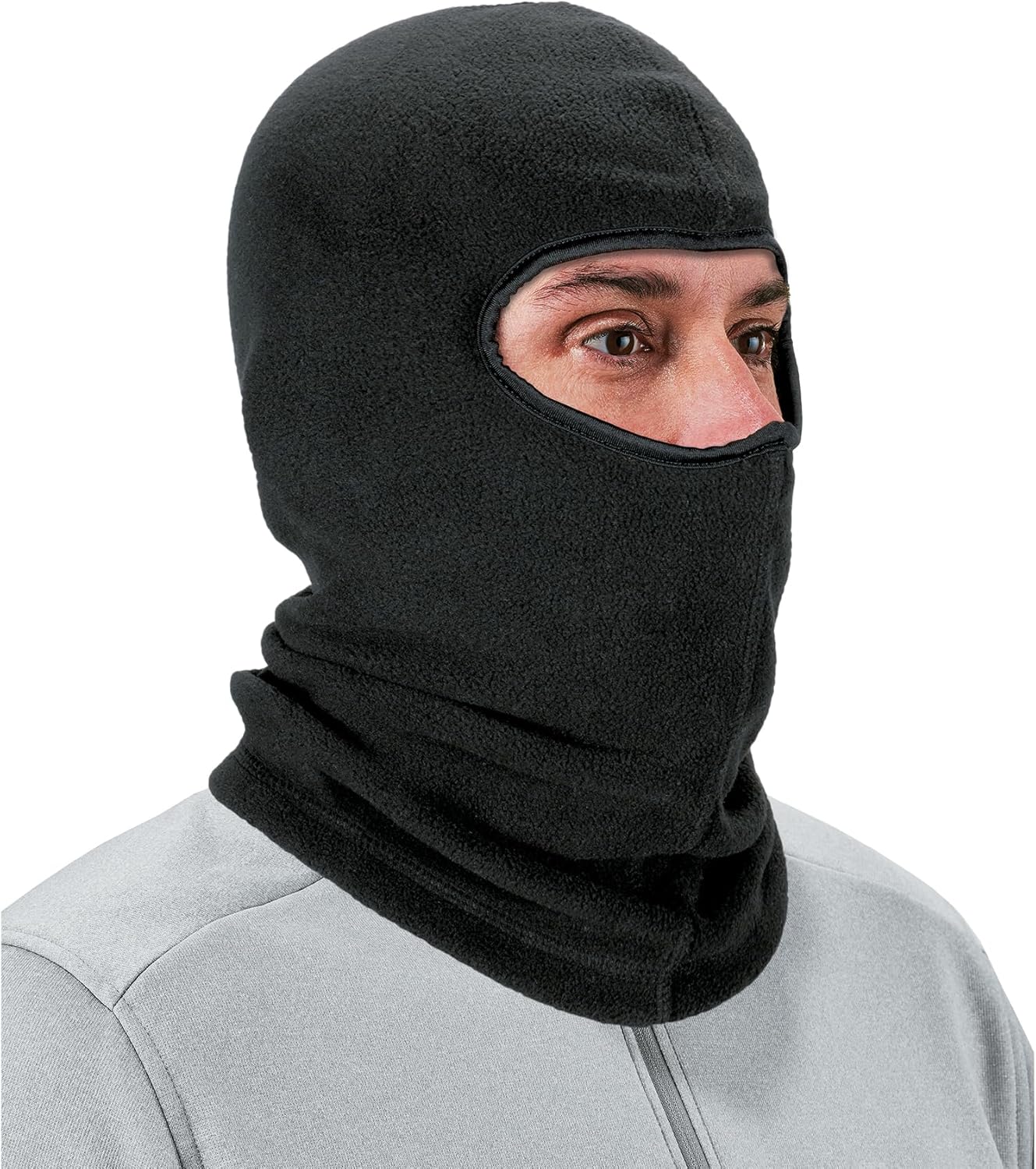 Ergodyne Standard Recycled Balaclava Face Mask, Black
