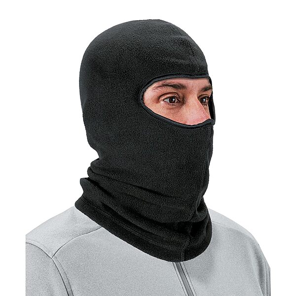 Ergodyne Standard Recycled Balaclava Face Mask, Black