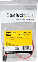 StarTech.com Serial ATA Cable - SATA18, 18 inch, Red