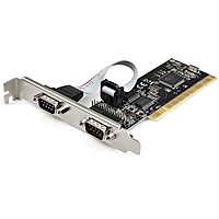 StarTech.com PCI Serial Parallel Combo Card with Dual Serial RS232 Ports (DB9) & 1x Parallel LPT Port (DB25) - PCI Combo Adapter Card - PCI Expansion Card Controller - PCI to Printer Card (PCI2S1P2)