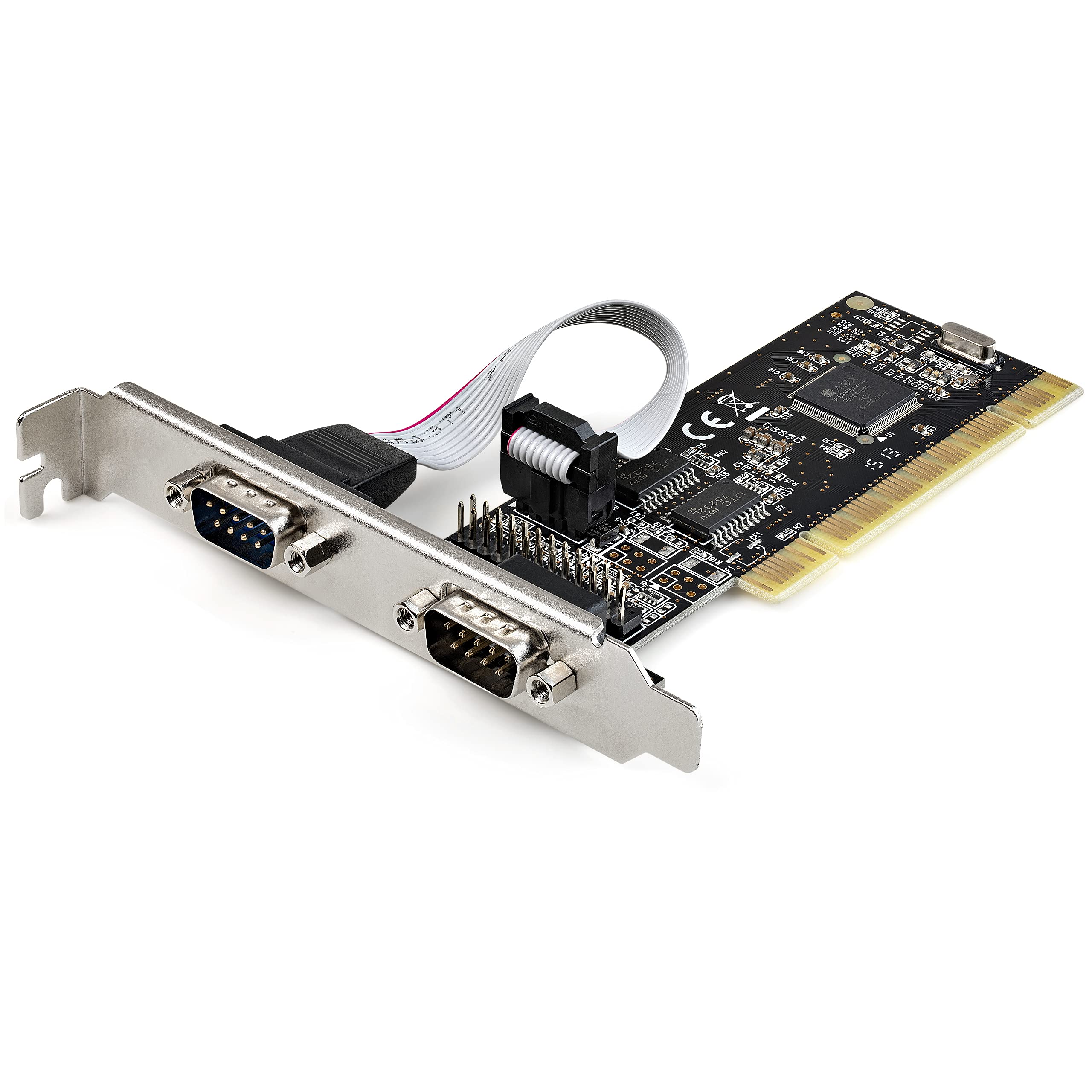 StarTech.com PCI Serial Parallel Combo Card with Dual Serial RS232 Ports (DB9) & 1x Parallel LPT Port (DB25)