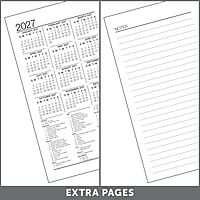 Office Depot Brand Daily Desk Calendar Refill, 3 1/2" x 6", White, January 2026 to December 2026, SP717D5026