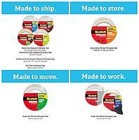 Scotch General Purpose Masking Tape 234, Natural, 36 mm x 55 m (Case of 144)