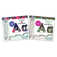 BARKER CREEK Letter Pop-Outs, 4" Multicolor Designer Letters for Bulletin Boards, Posters and Displays
