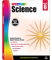Carson-Dellosa Spectrum Science Workbook, Grade 6