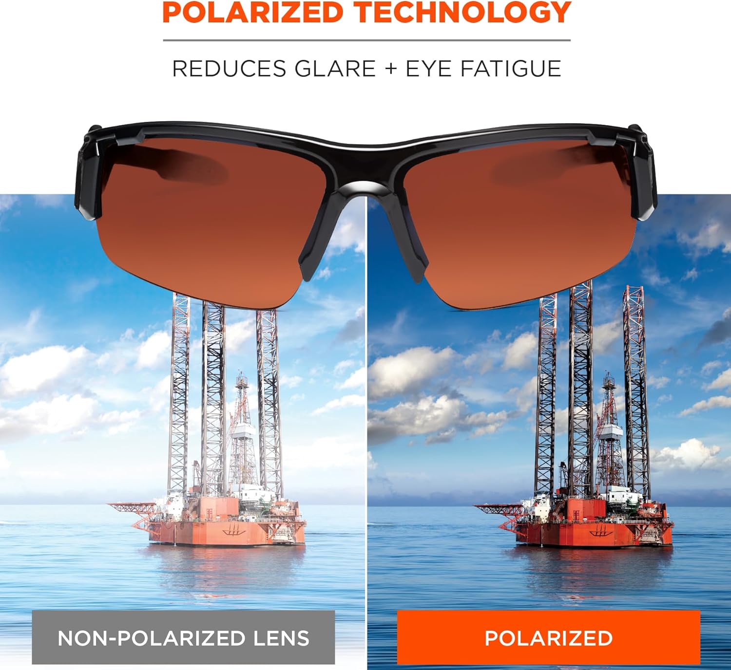 Ergodyne Skullerz DAGR Polarized Safety Sunglasses