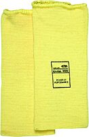 MCR Safety 9370 Kevlar Regular Weight 24 Gauge Plain Sleeve, Yellow, 8-Inch, 1-Pair
