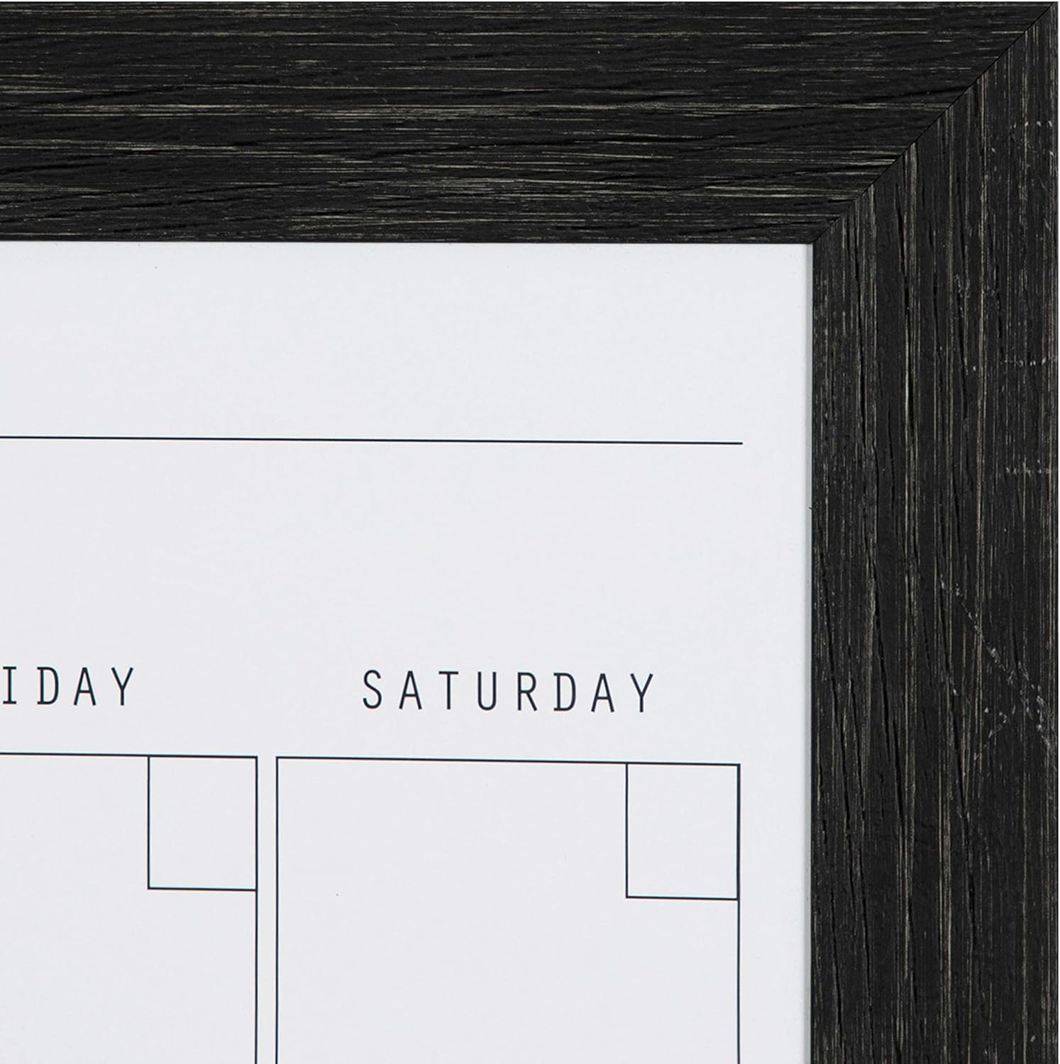 DESIGNOVATION Beatrice Framed Magnetic Dry-Erase Monthly Calendar