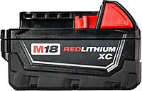 Milwaukee 48-11-1822 Dual M18 Genuine OEM 3 Amp Hour 18V Lithium Ion XC Extended Capacity Battery with Redlink Intelligence
