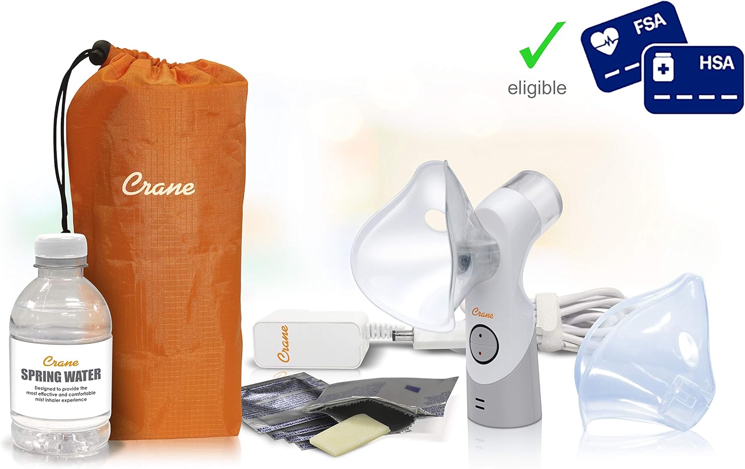 CRANE Personal Steam Inhaler for Sinus, Congestion & Cold Relief