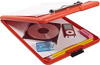 SAUNDERS SlimMate Letter-Size Plastic Storage Clipboard with Low-Profile Clip