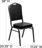 Flash Furniture HERCULES Series Crown Back Stacking Banquet Chair