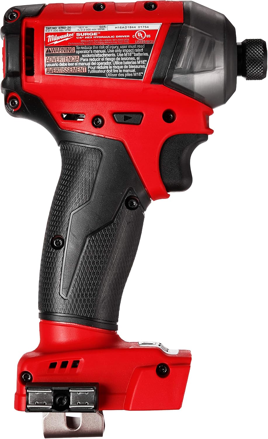 Milwaukee ELEC TOOL 2760-20 M18 Fuel Hex Hydraulic Driver, 1/4"