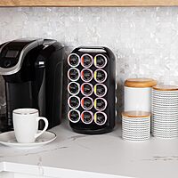 MIND READER Single-Serve Coffee Pod Carousel Countertop Organizer