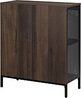OSP Home Furnishings Ace Contemporary Modern Storage Bookcase