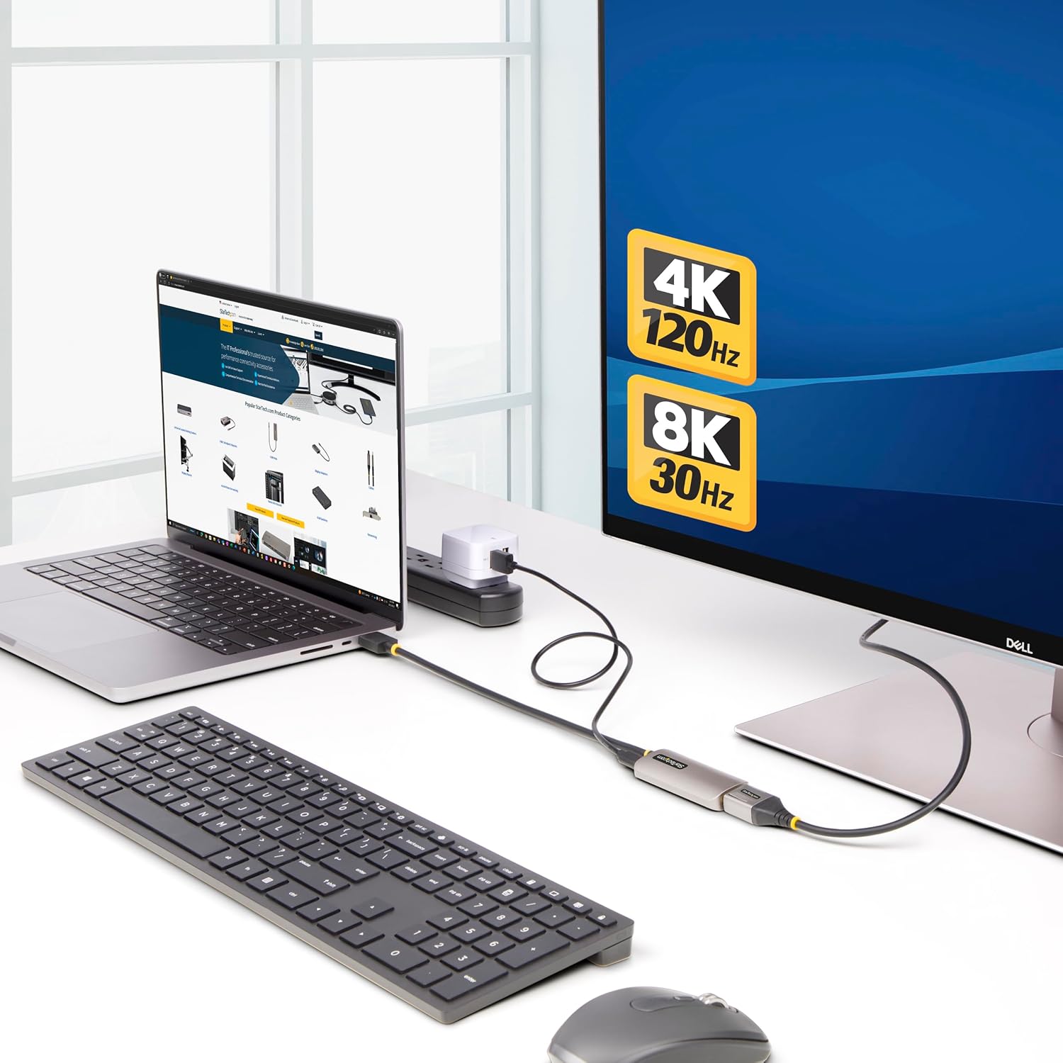 StarTech.com HDMI to DisplayPort Active Adapter Cable with USB Power