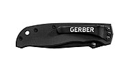 Gerber Gear Air Ranger Pocket Knife - 3.26" Plain Edge Folding Knife - EDC Gear and Equipment - Black Fine Edge-Black