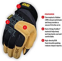 Mechanix Wear Material4X Padded Palm Work Gloves