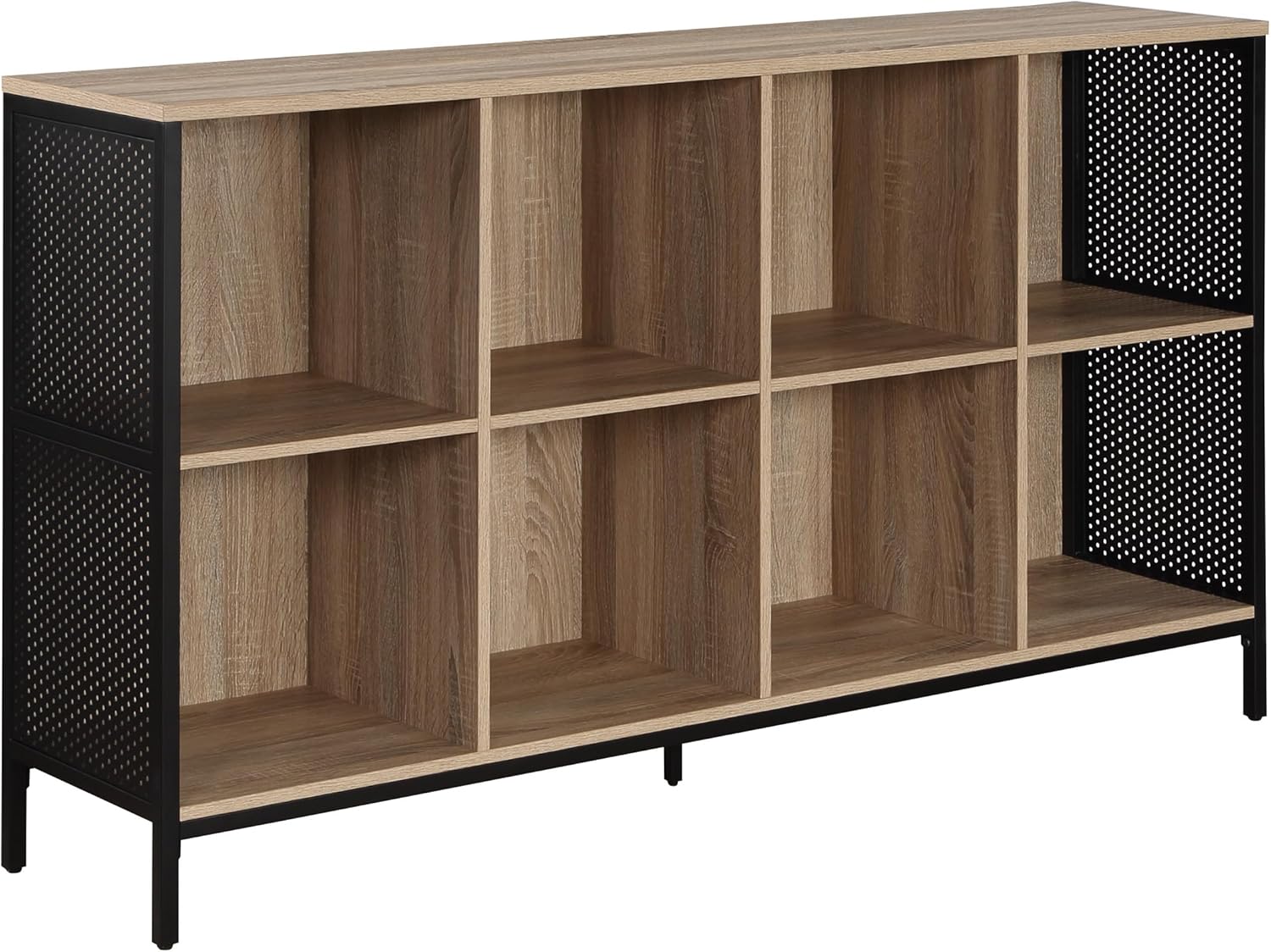 OSP Home Furnishings Ace Contemporary Modern Storage Bookcase