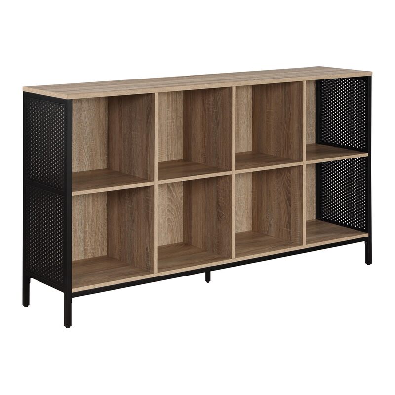 OSP Home Furnishings Ace Contemporary Modern Storage Bookcase