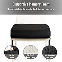 Mind Reader Air-Cloud Memory Foam Seat Cushion