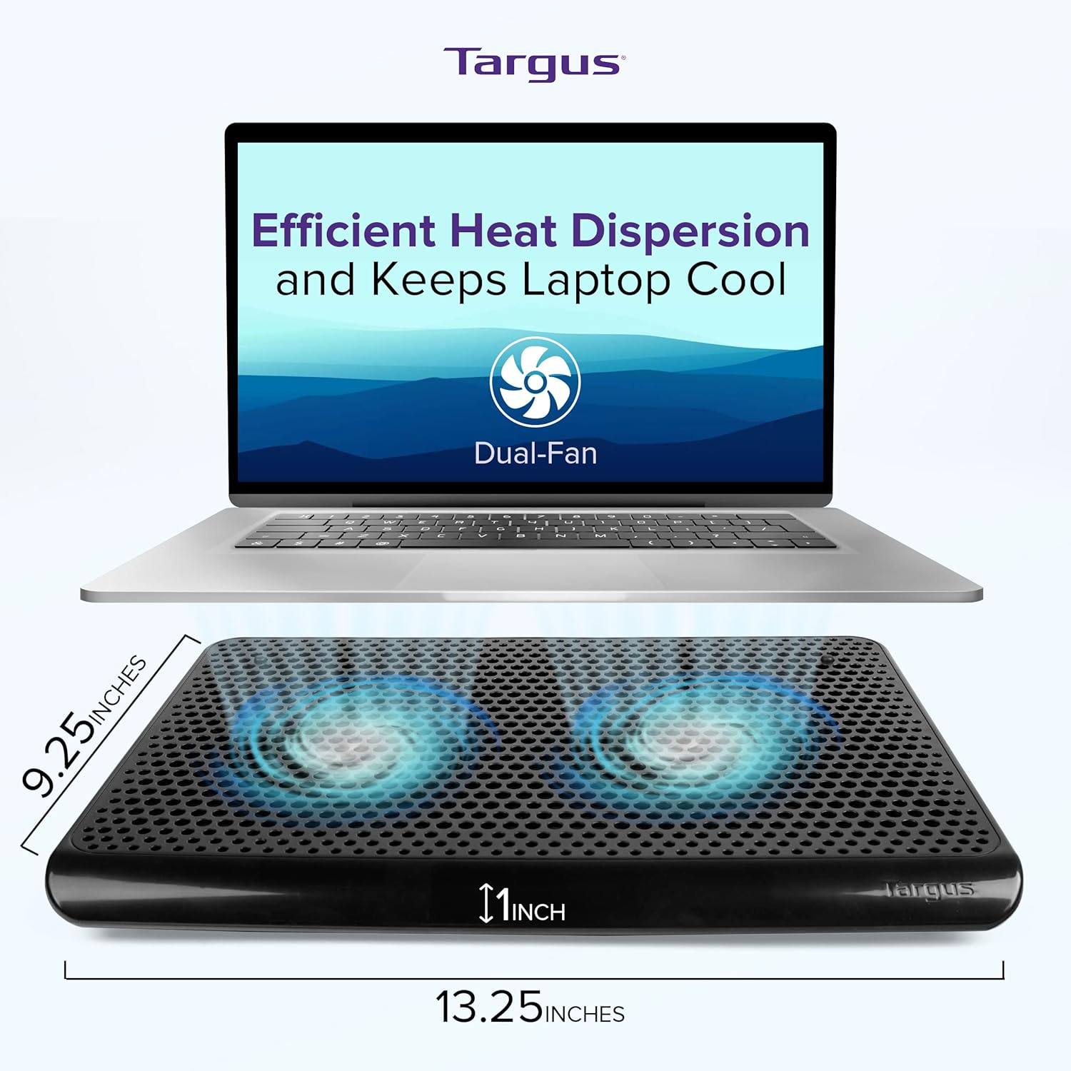 TARGUS 16 Inch Laptop Cooling Pad Chill Mat USB-Powered