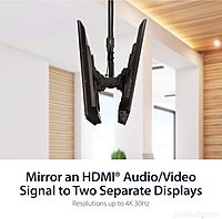 StarTech.com 2-Port HDMI Splitter (1 In 2 Out)