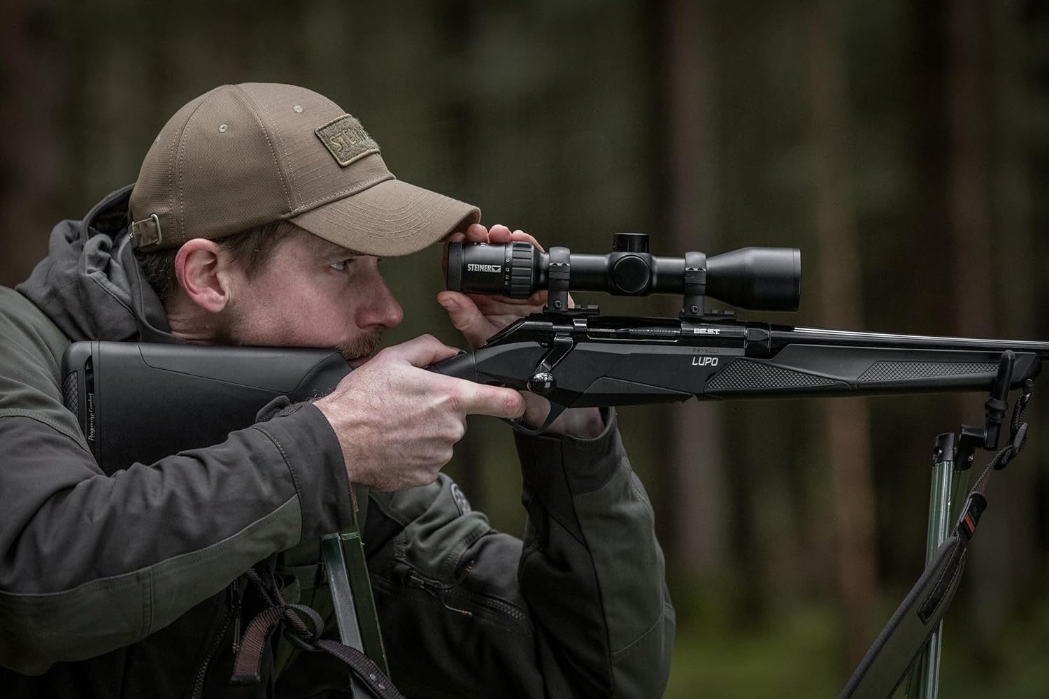 Steiner Optics Predator 4S 4-16x44mm Hunting Riflescope, Illuminated E3 Reticle, Second Focal Plane