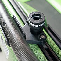 RAILBLAZA QuickGrip Kayak Paddle Holder Clip with Trackmount for Paddle Pole or Landing Net Storage