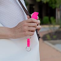 SABRE Pepper Spray, Supports National Breast Cancer Foundation, Maximum Police Strength OC Spray