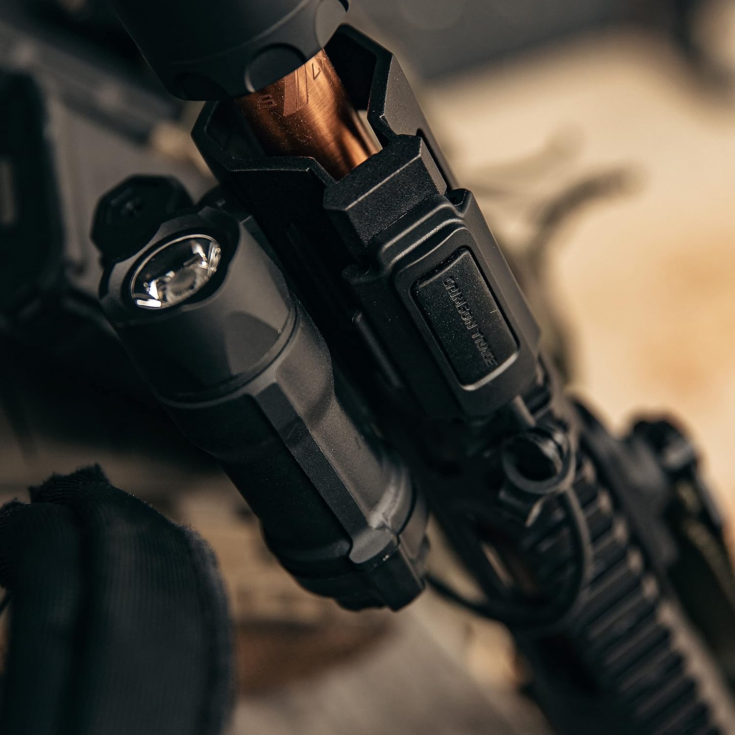 Crimson Trace CMR-301 Railmaster Pro with Green Laser, Adjustable 1000 Lumen LED Flashlight and Rechargeable Battery