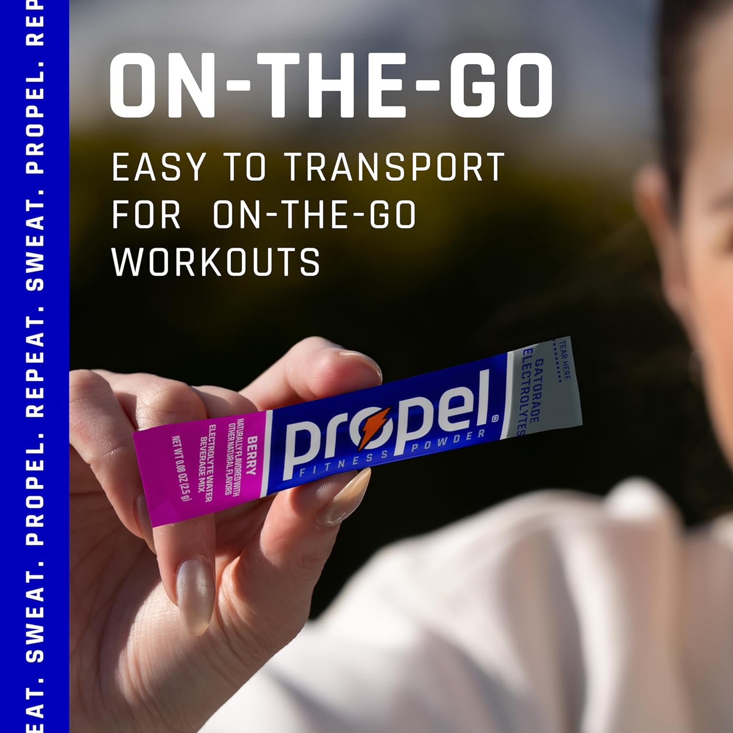 PROPEL Electrolyte Enhanced Water Drink Mix Powder Packets, Zero Calorie & Zero Sugar