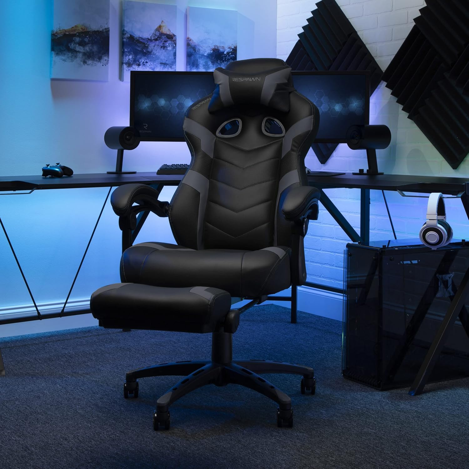 RESPAWN 110 Pro Ergonomic Gaming Chair with Footrest