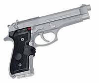 CRIMSON TRACE LG-402M MIL-SPEC Lasergrips with Instinctive Activation for Beretta