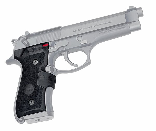 CRIMSON TRACE LG-402M MIL-SPEC Lasergrips with Instinctive Activation for Beretta