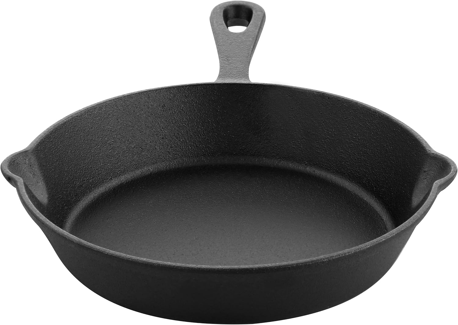 MegaChef Pre-Seasoned Round Cast Iron Frying Pan