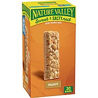 Nature Valley Sweet and Salty Granola Bars, Peanut, 30 Bars, 36 OZ Peanut 30 Count (Pack of 1)