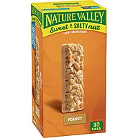 Nature Valley Sweet and Salty Granola Bars, Peanut, 30 Bars, 36 OZ Peanut 30 Count (Pack of 1)